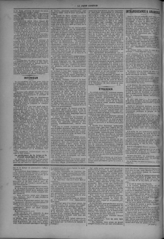 13/10/1883 - Le petit comtois [Texte imprimé] : journal républicain démocratique quotidien