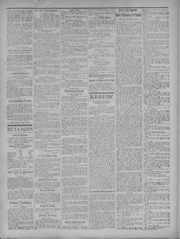 12/01/1921 - La Dépêche républicaine de Franche-Comté [Texte imprimé]