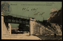 Besançon. Le Pont du chemin de fer de Morteau et le fort Beauregard [image fixe] , Besançon : J. Liard, Editeur, 1905