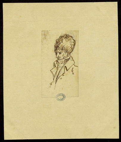 Joseph Droz. Buste de trois quarts, regardant à gauche , [S.l.] : [s.n.], [1800-1899]