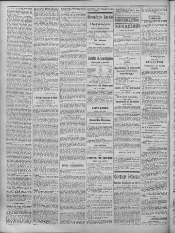 22/10/1913 - La Dépêche républicaine de Franche-Comté [Texte imprimé]