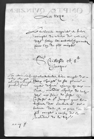 Comptes de la Ville de Besançon, recettes et dépenses, Compte de François Morel (1er juin 161 - 31 mai 1662)