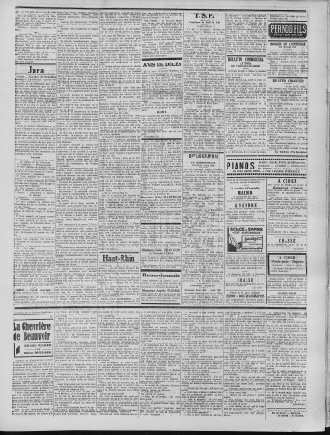 24/08/1933 - La Dépêche républicaine de Franche-Comté [Texte imprimé]