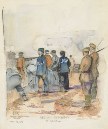 German prisoners at work, AA Smith © musée du Temps, Pierre Guenat