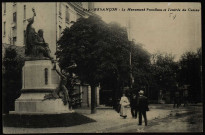 Besançon - Le Monument Proudhon et l'entrée du Casino [image fixe] , 1910-1930