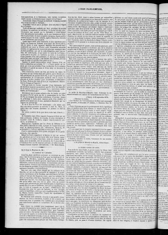 29/09/1876 - L'Union franc-comtoise [Texte imprimé]