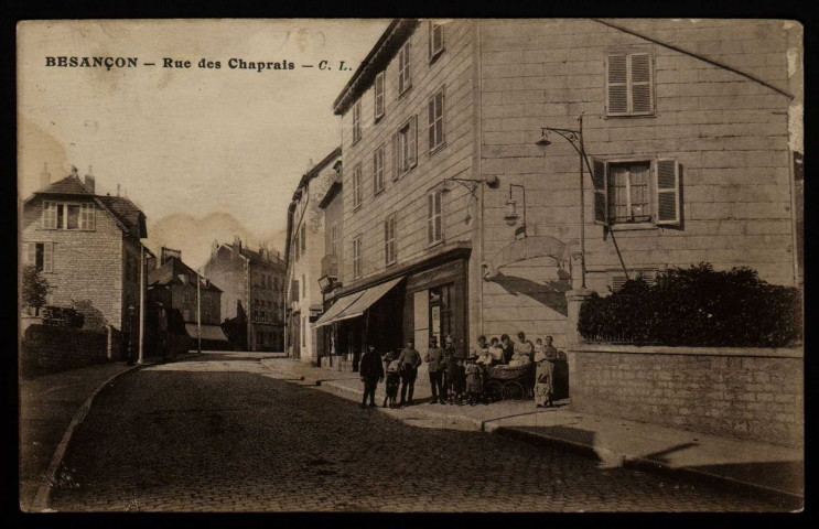 Besançon - Rue des Chaprais [image fixe] , Besançon ; C. L. B : Phototypie artistique de l'Est C. Lardier, 1915/1917