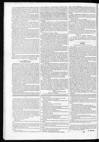 20/02/1840 - Le Progrès de Besançon et de la Franche-Comté