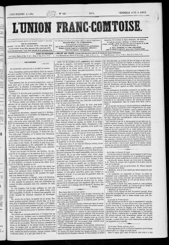 04/08/1871 - L'Union franc-comtoise [Texte imprimé]