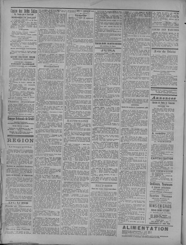 25/07/1919 - La Dépêche républicaine de Franche-Comté [Texte imprimé]