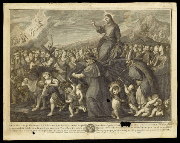 [Le Christ et les juifs] [image fixe] / Titianus pinxit ; Io. Ant. buti del ; Sylv.Pomarede Sculpsit , 1770