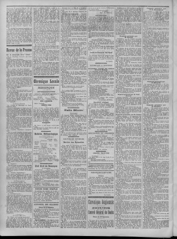 27/09/1911 - La Dépêche républicaine de Franche-Comté [Texte imprimé]