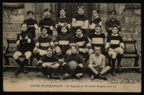 Lycée de Besançon - 2me Equipe de Football Rugby (1910-11) [image fixe] , Besançon : L. Mosdier, édit. Besançon, 1910