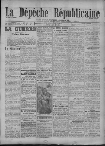 29/06/1916 - La Dépêche républicaine de Franche-Comté [Texte imprimé]