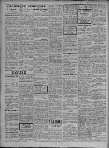 14/10/1936 - Le petit comtois [Texte imprimé] : journal républicain démocratique quotidien