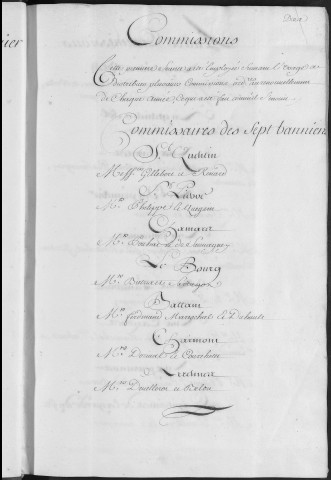 Registre des délibérations municipales 1er janvier - 31 décembre 1730