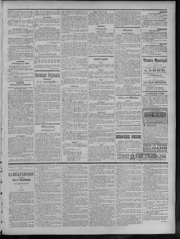 01/11/1906 - La Dépêche républicaine de Franche-Comté [Texte imprimé]