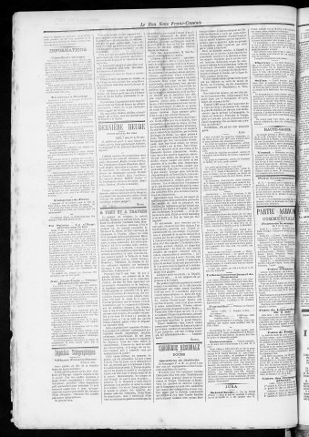 08/05/1887 - Organe du progrès agricole, économique et industriel, paraissant le dimanche [Texte imprimé] / . I
