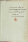 Ms Pâris 22 - « Inventaire général des décorations de théâtre et accessoires existans dans les différents magazins des Menus-Plaisirs du Roy, le 1er janvier 1780 »