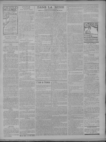 06/02/1923 - La Dépêche républicaine de Franche-Comté [Texte imprimé]