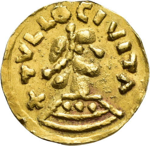 860.24.1 - pièce de monnaie ; triens