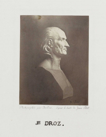 Joseph Droz [image fixe] / photographie par Boldus, d'après le buste de Jean Petit , 1846/1882