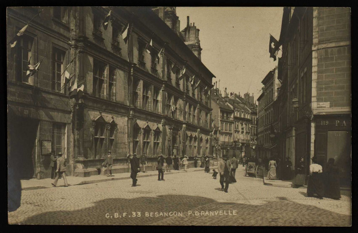 Besançon - G. B. F. 33 Besançon P. Granvelle [image fixe] ,1897/1903