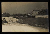 Besançon - Pont du Chemin de fer de Morteau [image fixe] , Pontarlier : Photographiée sur Appareil Rotatif. - F. BOREL, Pontarlier, 1896/1903