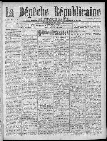 21/06/1905 - La Dépêche républicaine de Franche-Comté [Texte imprimé]