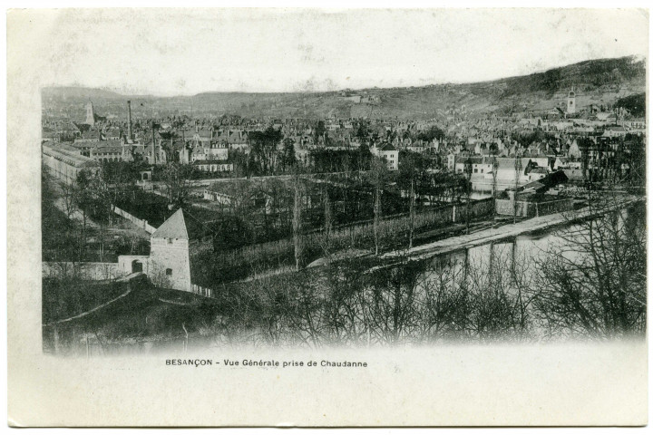 Besançon. Vue générale prise de Chaudanne [image fixe] , 1904/1930