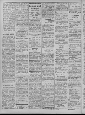 19/10/1911 - La Dépêche républicaine de Franche-Comté [Texte imprimé]