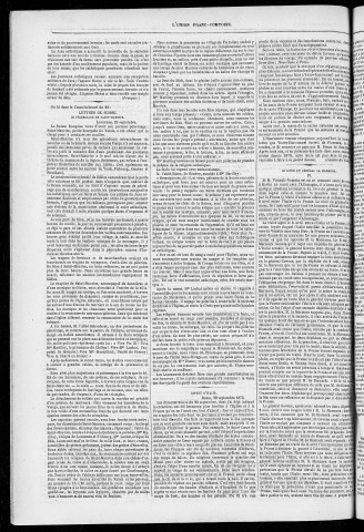 30/09/1873 - L'Union franc-comtoise [Texte imprimé]