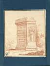 2 - Stèle avec une inscription grecque , [Vers 1750-1780]