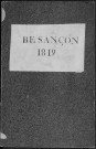 Ms Baverel 84 - « Annales de Besançon pour l'année 1819 », par l'abbé J.-P. Baverel
