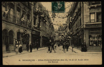 Besançon - Fêtes Présidentielles des 13, 14 et 15 Août 1910 - Rue Battant. [image fixe] , Paris : I P. M Paris, 1904/1910