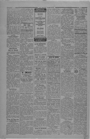 29/04/1944 - Le petit comtois [Texte imprimé] : journal républicain démocratique quotidien
