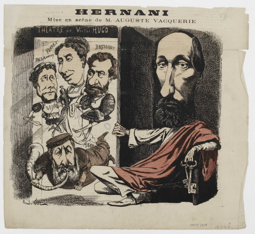 Hernani [image fixe] / And. Gill Relief Marchandeau, 1867