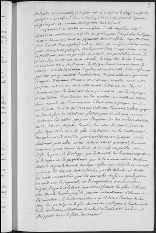Ms Académie 11 - « Ouvrages de MM. les externes dont l'enregistrement a été ordonné par une délibération de l'Académie, du lundy 30 juillet 1753 » ; ouvrages communiqués à l'Académie de Besançon par des savants étrangers (10 janvier 1753-9 février 1763)