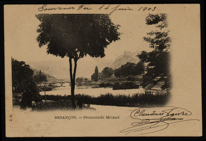 Besançon - Promenade Micaud [Image fixe] J. B., 1896/1903