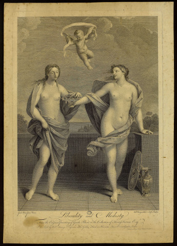 Liberality and Modesty [image fixe] / Guido Rheni pinx Romae ; Rob.tus Strange delin. et Sculp Londini , Londini, 1755