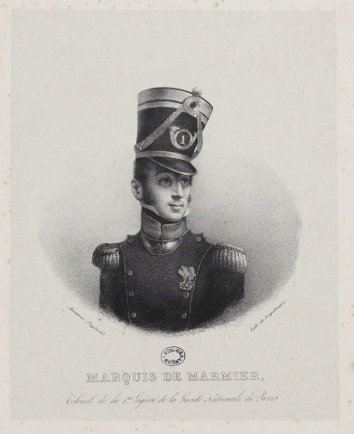Marquis de Marmier [image fixe] / Lith. de Engelmann  ; Raphael Jéramec , Paris, 1810/1830