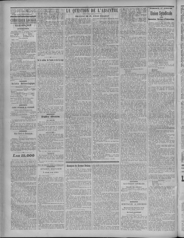 21/11/1907 - La Dépêche républicaine de Franche-Comté [Texte imprimé]