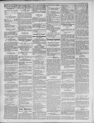 21/11/1924 - La Dépêche républicaine de Franche-Comté [Texte imprimé]