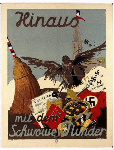 Hinaus mit dem Schwowe Plunder, affiche