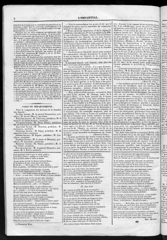 31/12/1844 - L'Impartial [Texte imprimé] : feuille politique, littéraire et commerciale de la Franche-Comté