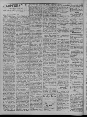 14/02/1911 - La Dépêche républicaine de Franche-Comté [Texte imprimé]