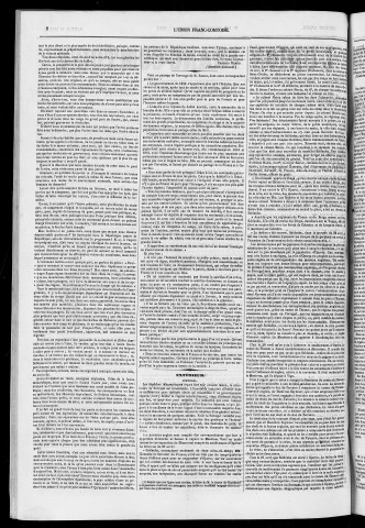 10/05/1851 - L'Union franc-comtoise [Texte imprimé]