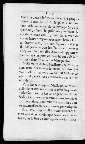 Lettre à MM. les acteurs du Théâtre de Besançon. Besançon, ce 18 mars 1791 /