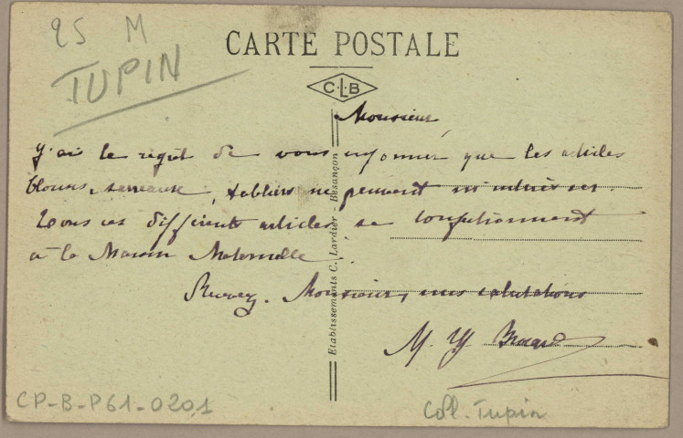 Besançon. Maison Maternelle de Chateaufarine. Fondation Faure [image fixe] , Besançon : Etablissements C. Lardier ; C.L.B, 1915/1930