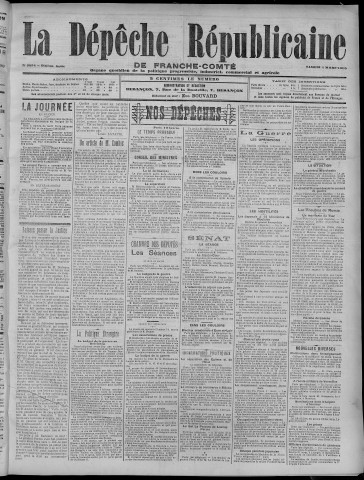 04/03/1905 - La Dépêche républicaine de Franche-Comté [Texte imprimé]